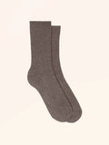 DAYAYA Chaussettes 4 Fils Taupe Chiné