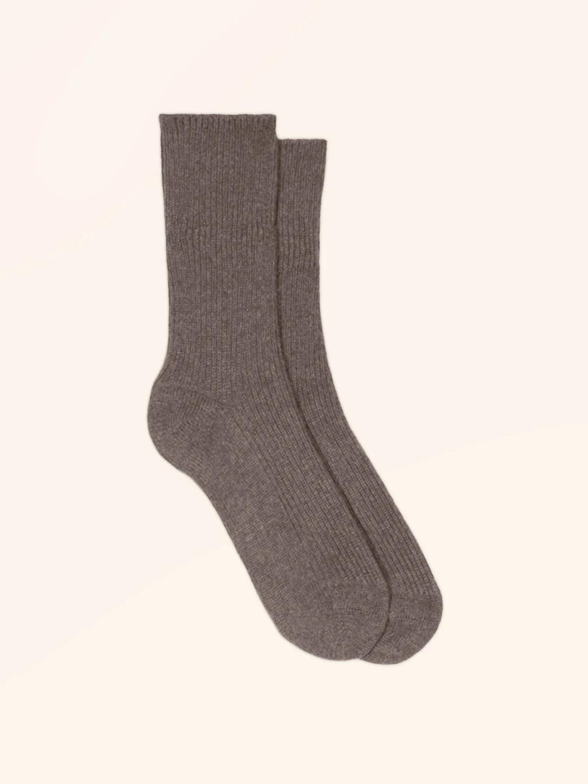 DAYAYA Chaussettes 4 Fils Taupe Chiné
