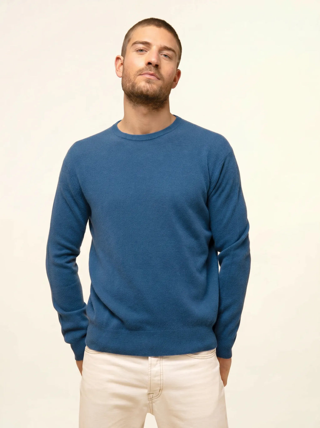 HOWARD Pull Col Rond Paon