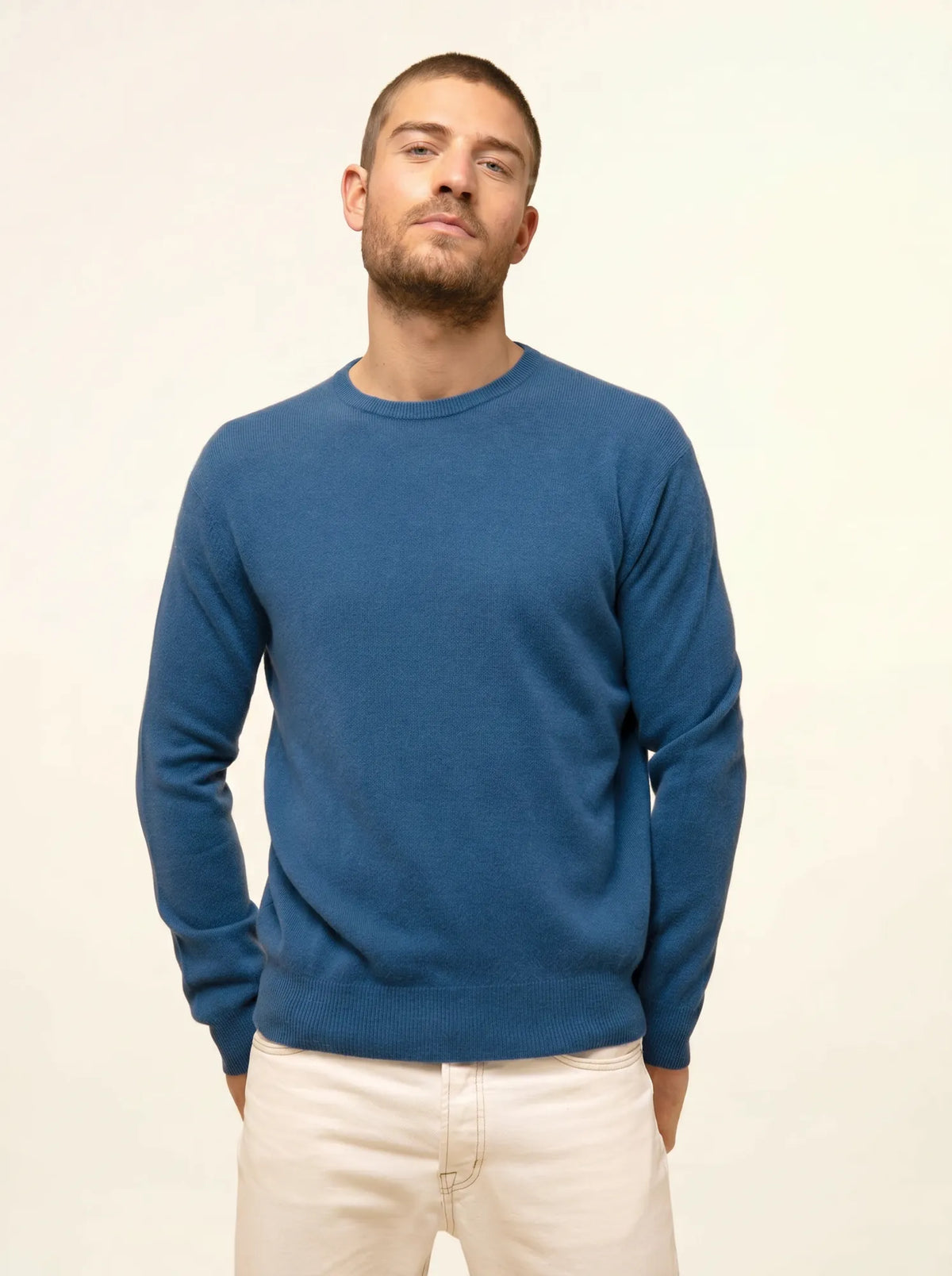 HOWARD Pull Col Rond Paon