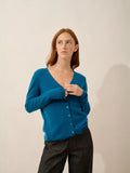 NORMA Cardigan V-Neck Peacock