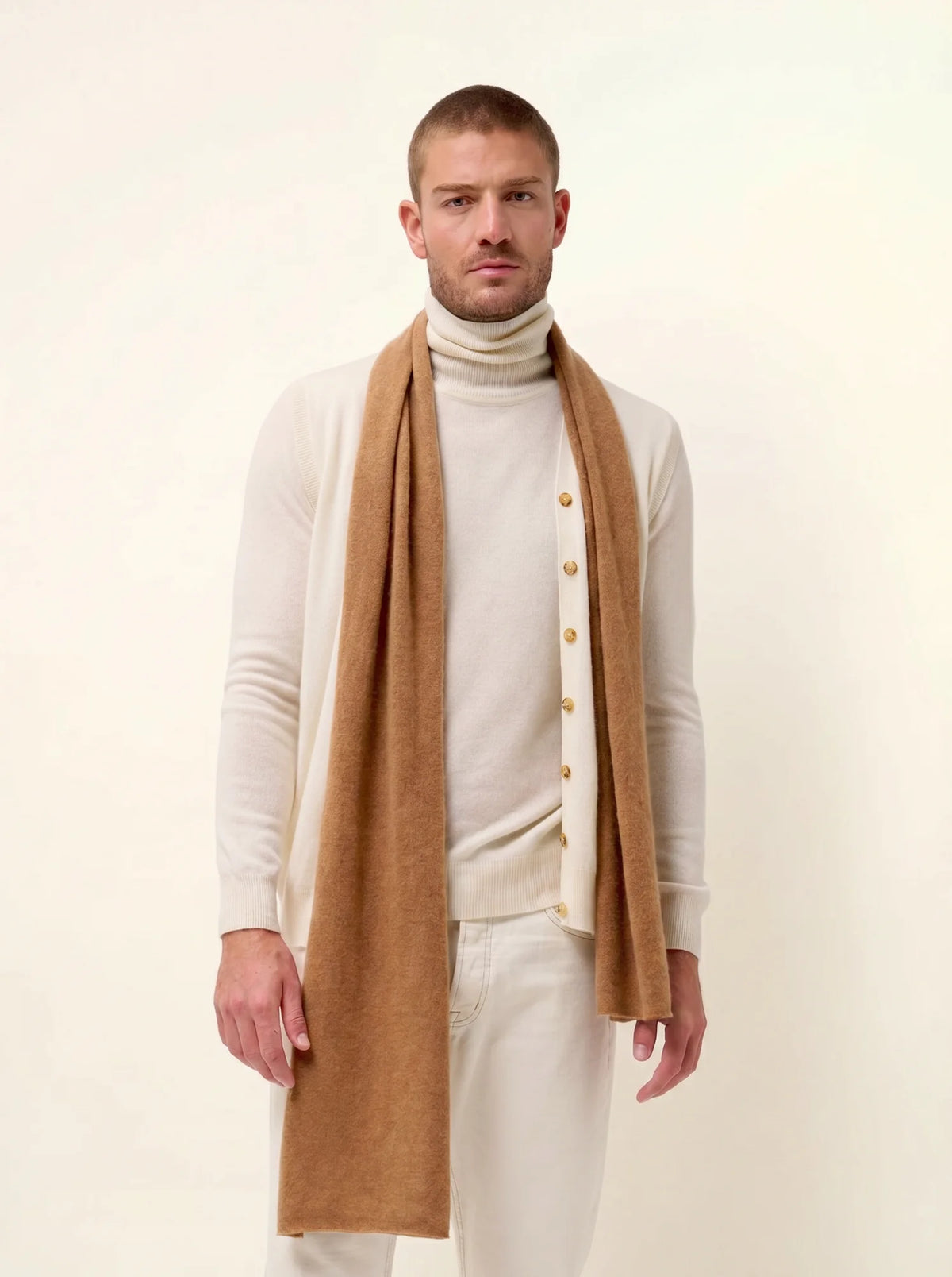 SPENCER Écharpe Noisette