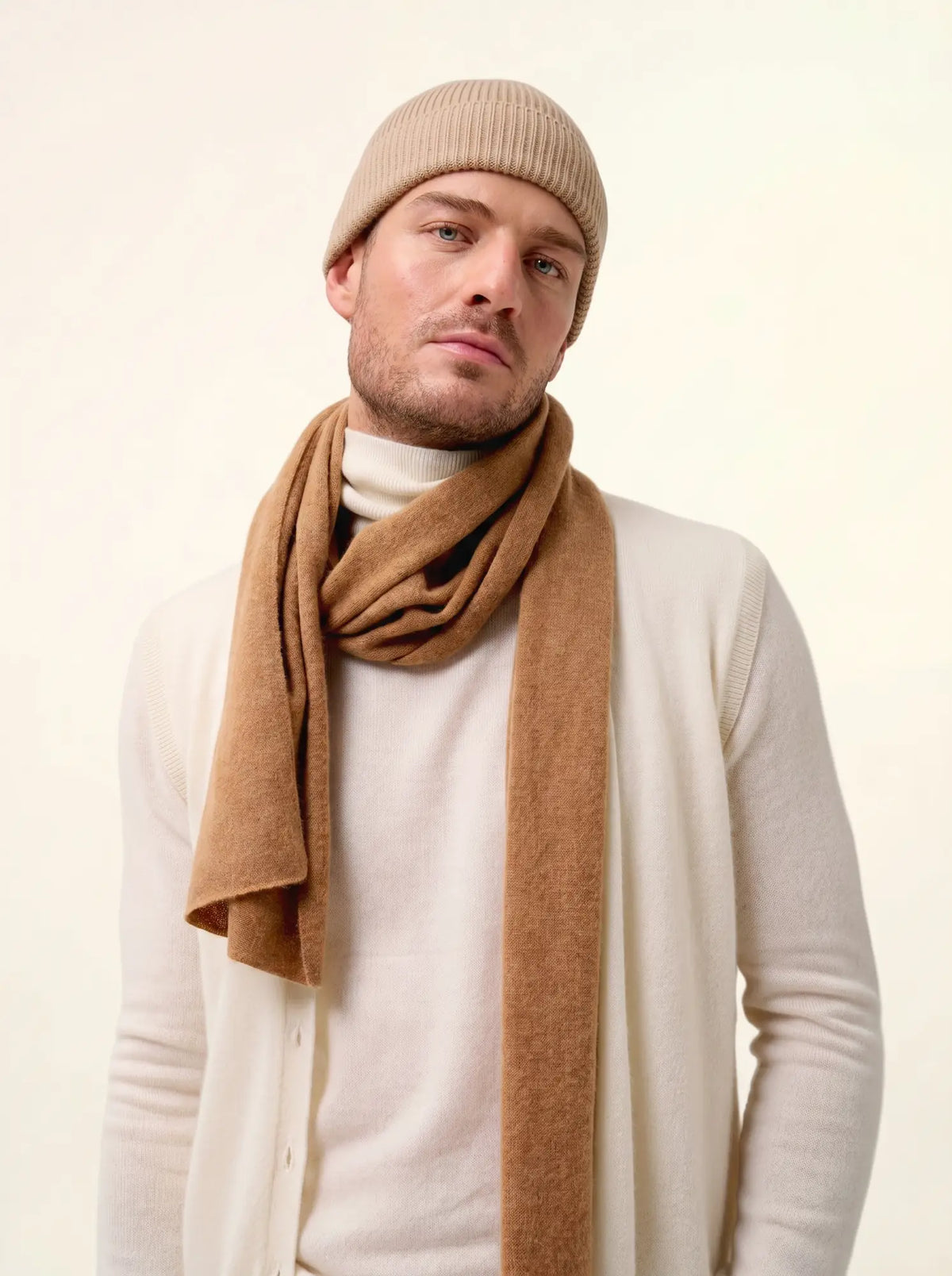 SPENCER Écharpe Noisette