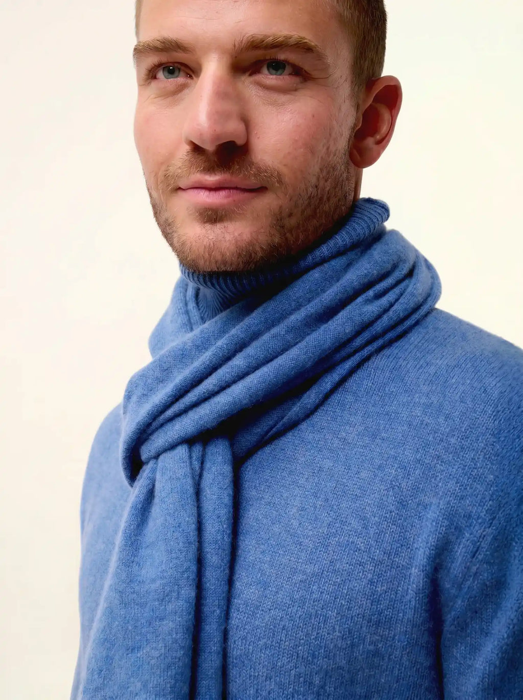 SPENCER Écharpe Bleu Denim