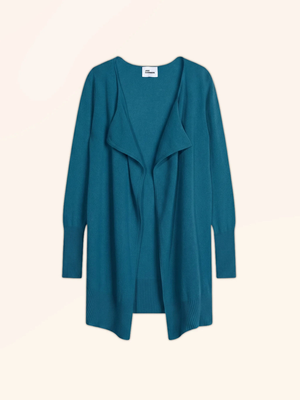BROOKE Lange Jacke Pfauenblau