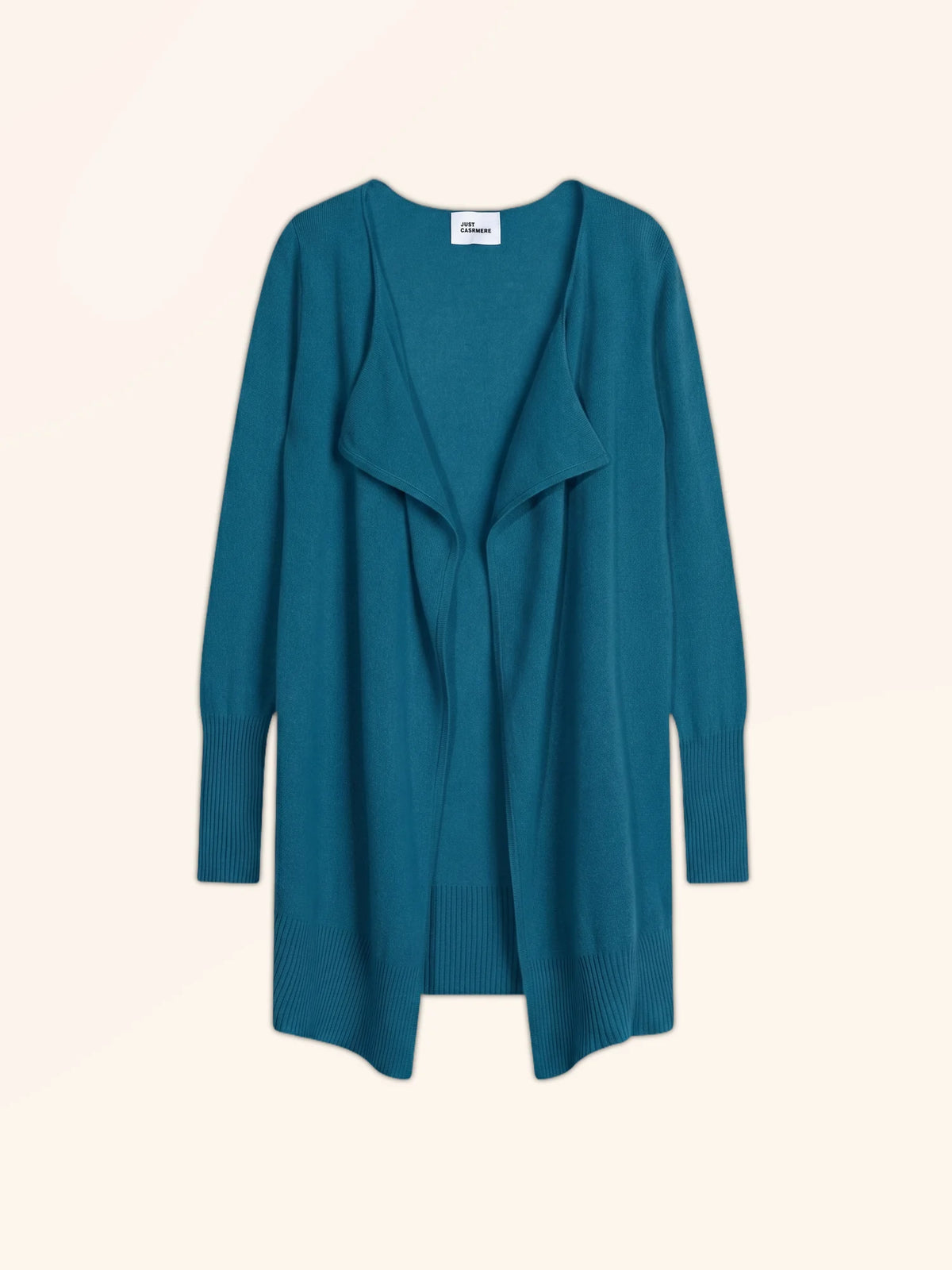 BROOKE Lange Jacke Pfauenblau