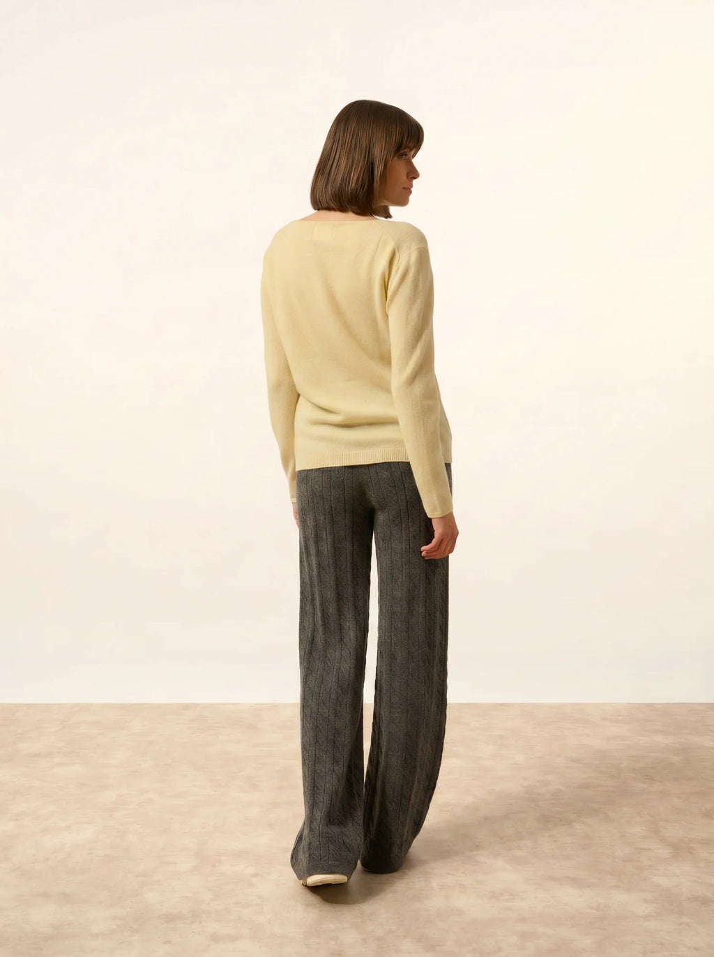 FIONA Sweater Crew Neck Lemonade
