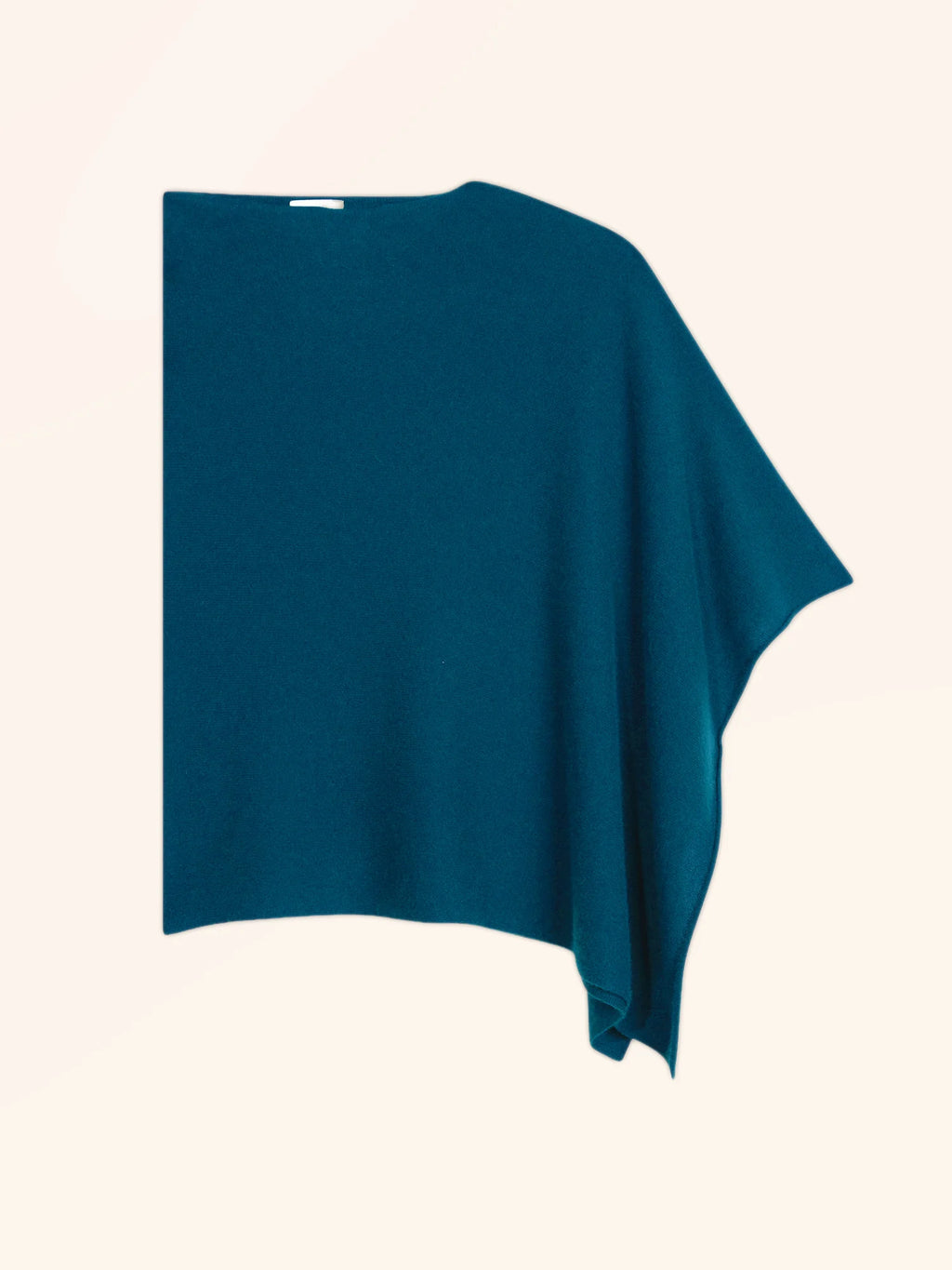 MEREDITH Poncho Pfauenblau