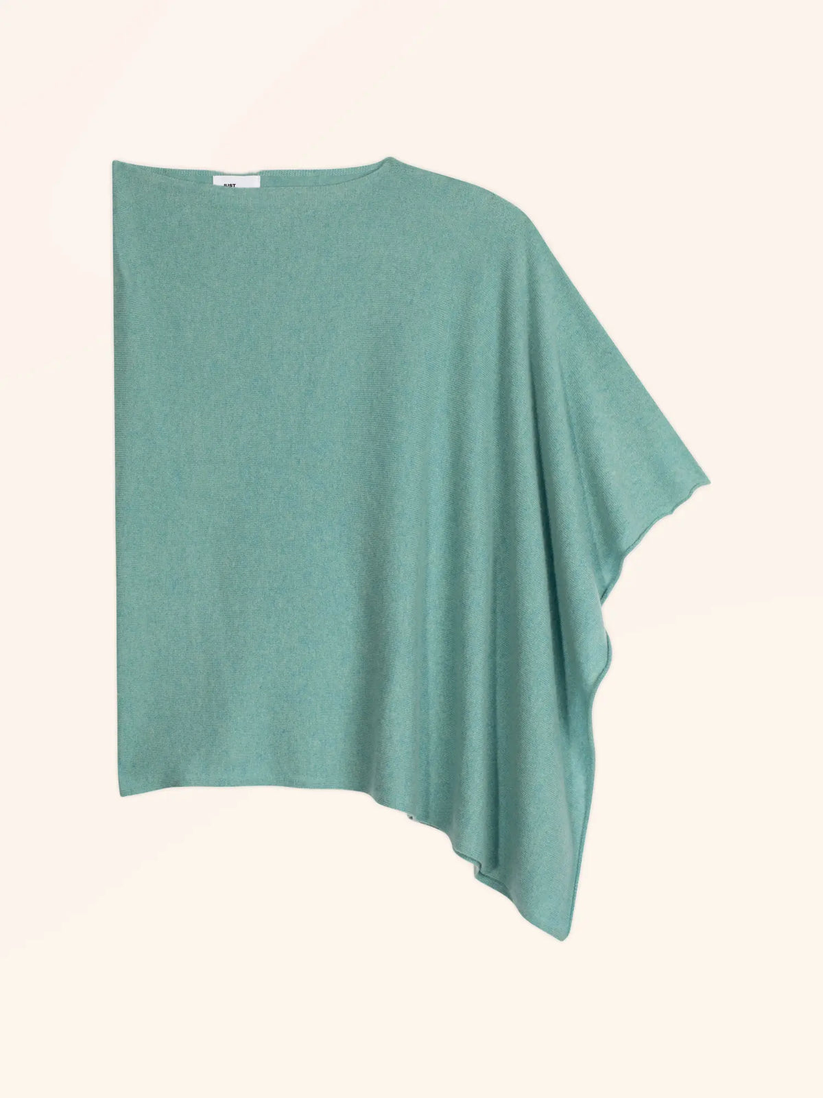 MEREDITH Poncho Grün meliert