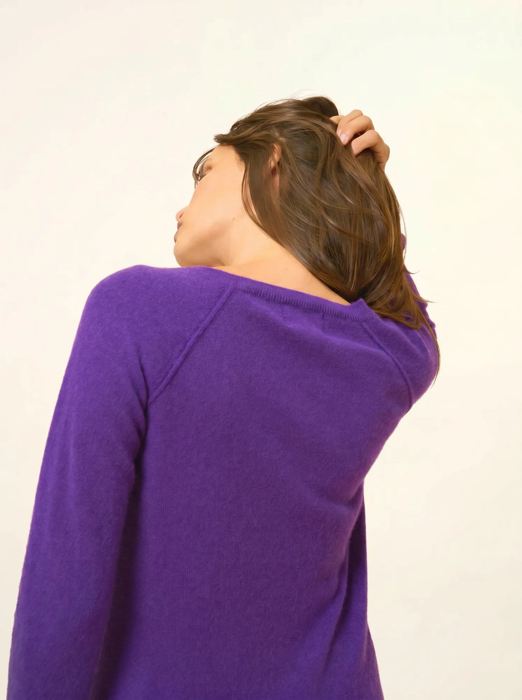 PHOEBE Pull Col V Violette