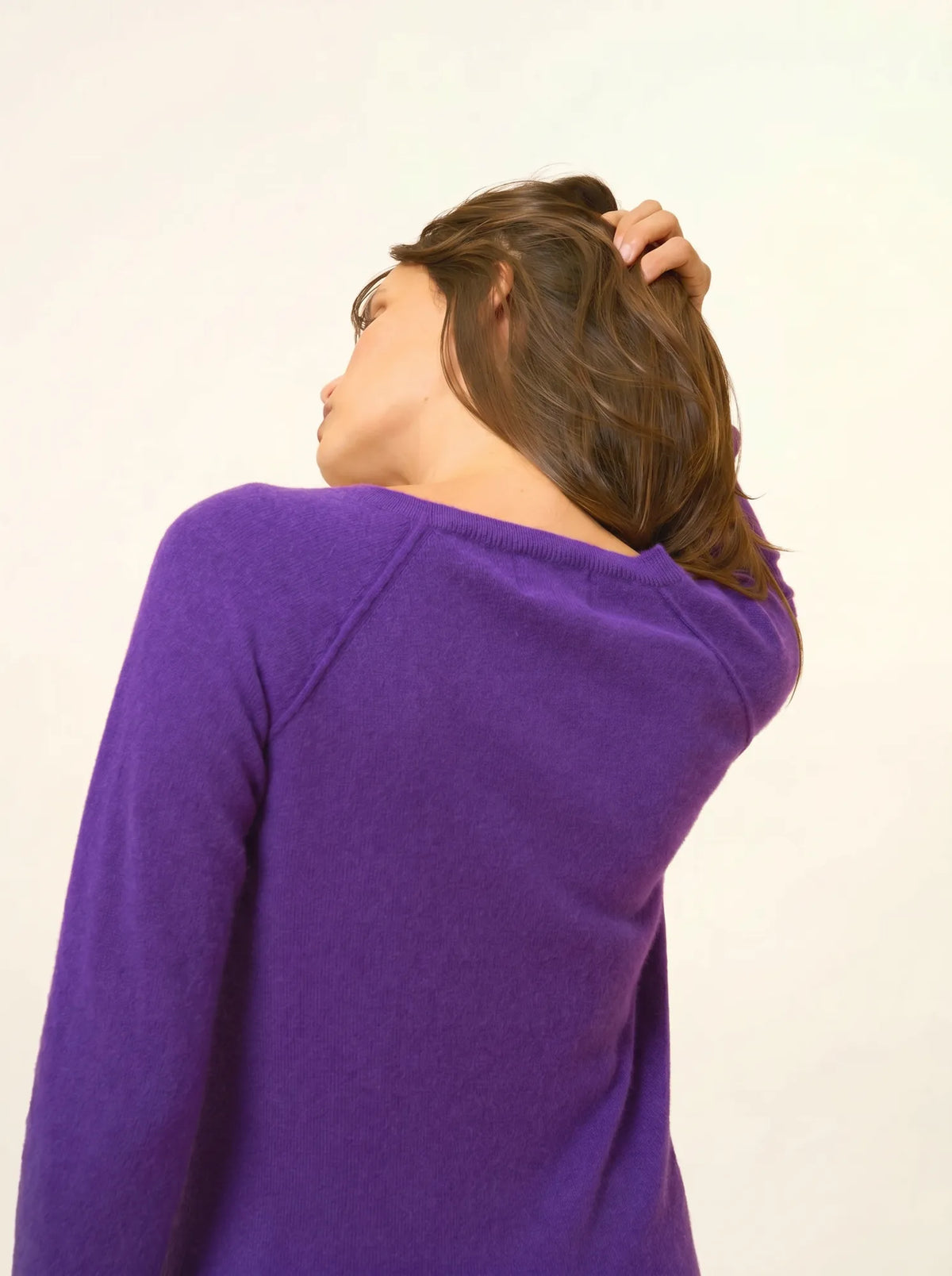 PHOEBE Pull Col V Violette