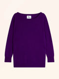REBECCA Pull Chauve Souris Violette
