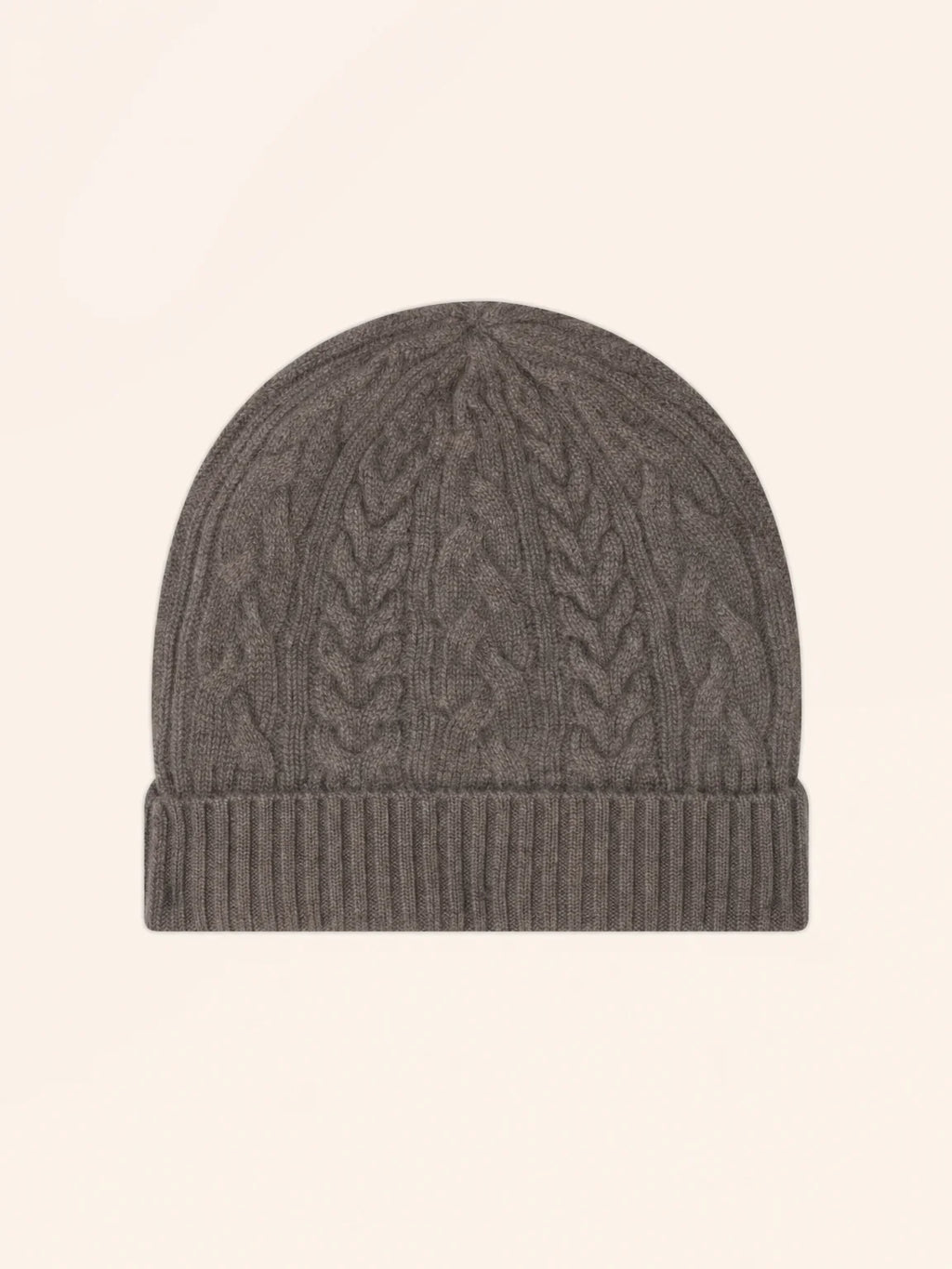 CLEO Bonnet 4 Fils Taupe Chiné