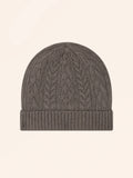 CLEO Bonnet 4 Fils Taupe Chiné