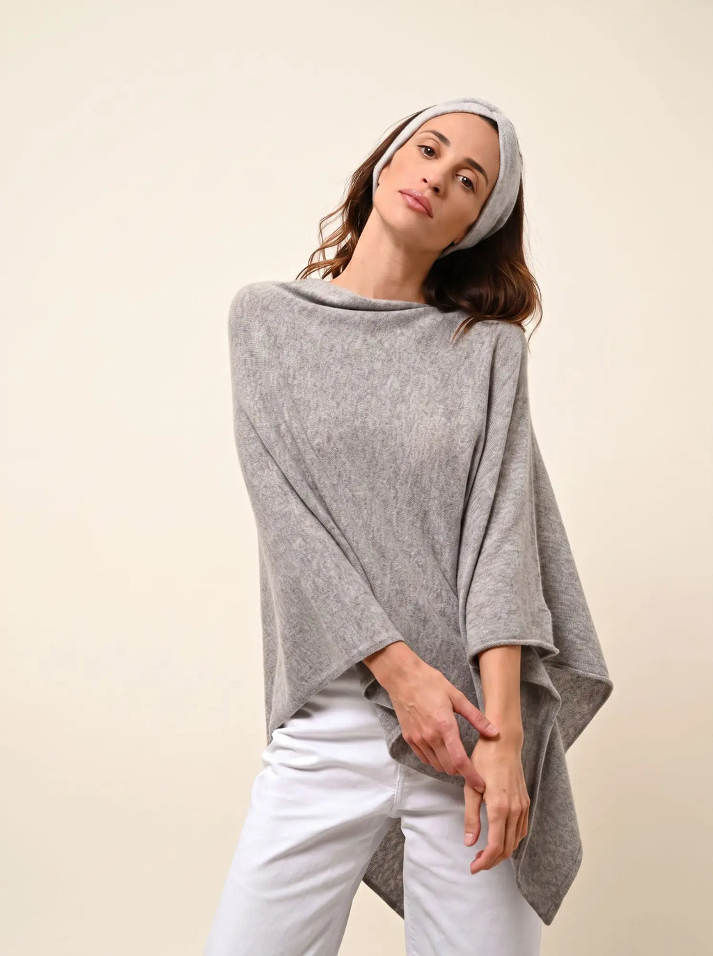 NAMAD Bandeau 4 Fils Gris Clair Chiné