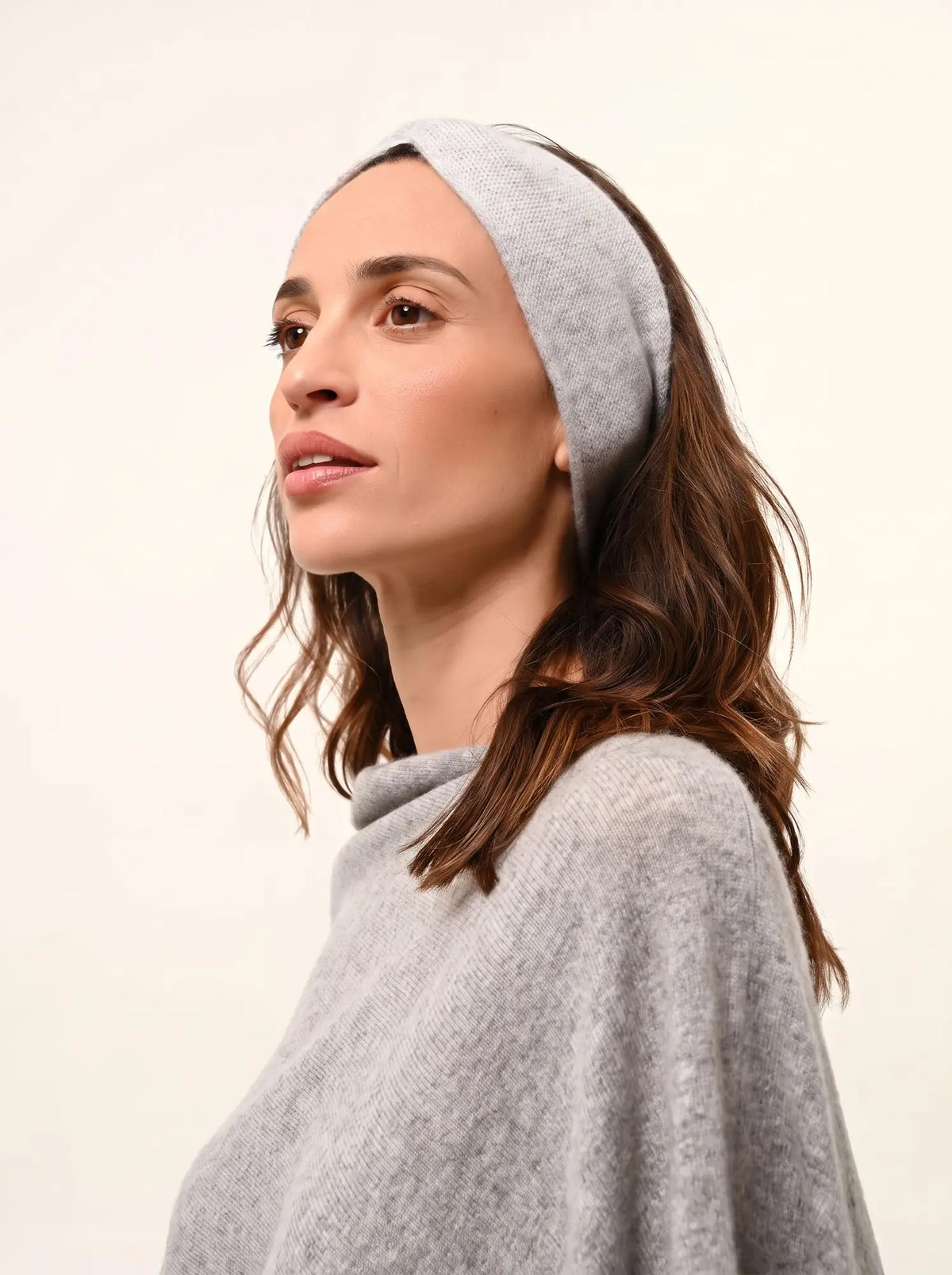 NAMAD Bandeau 4 Fils Gris Clair Chiné