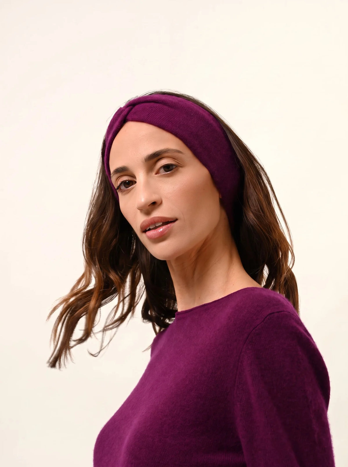 NAMAD Bandeau 4 Fils Prune