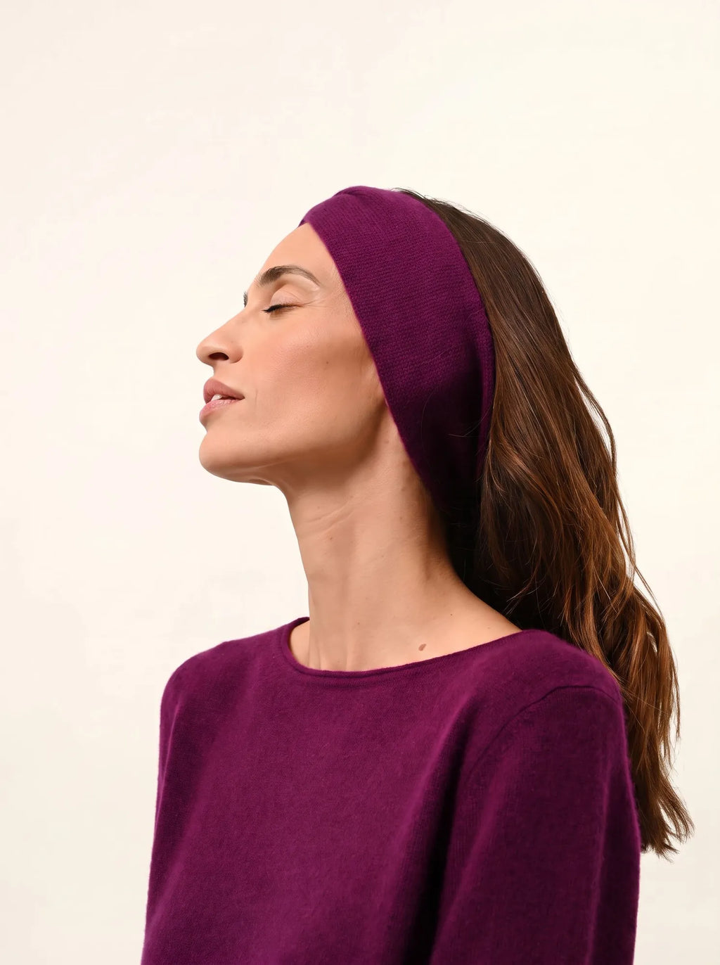 NAMAD Bandeau 4 Fils Prune
