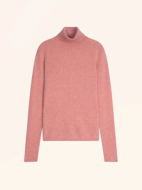 AVA Pullover Rollkragen Koralle meliert