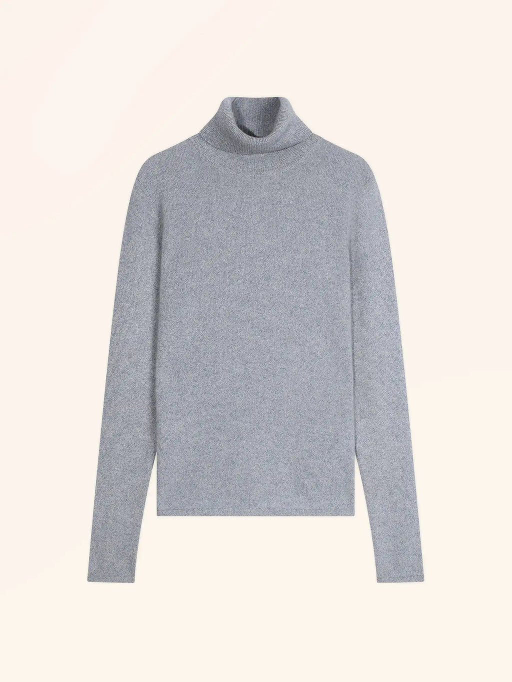 AVA Sweater Turtleneck Ivory Blue