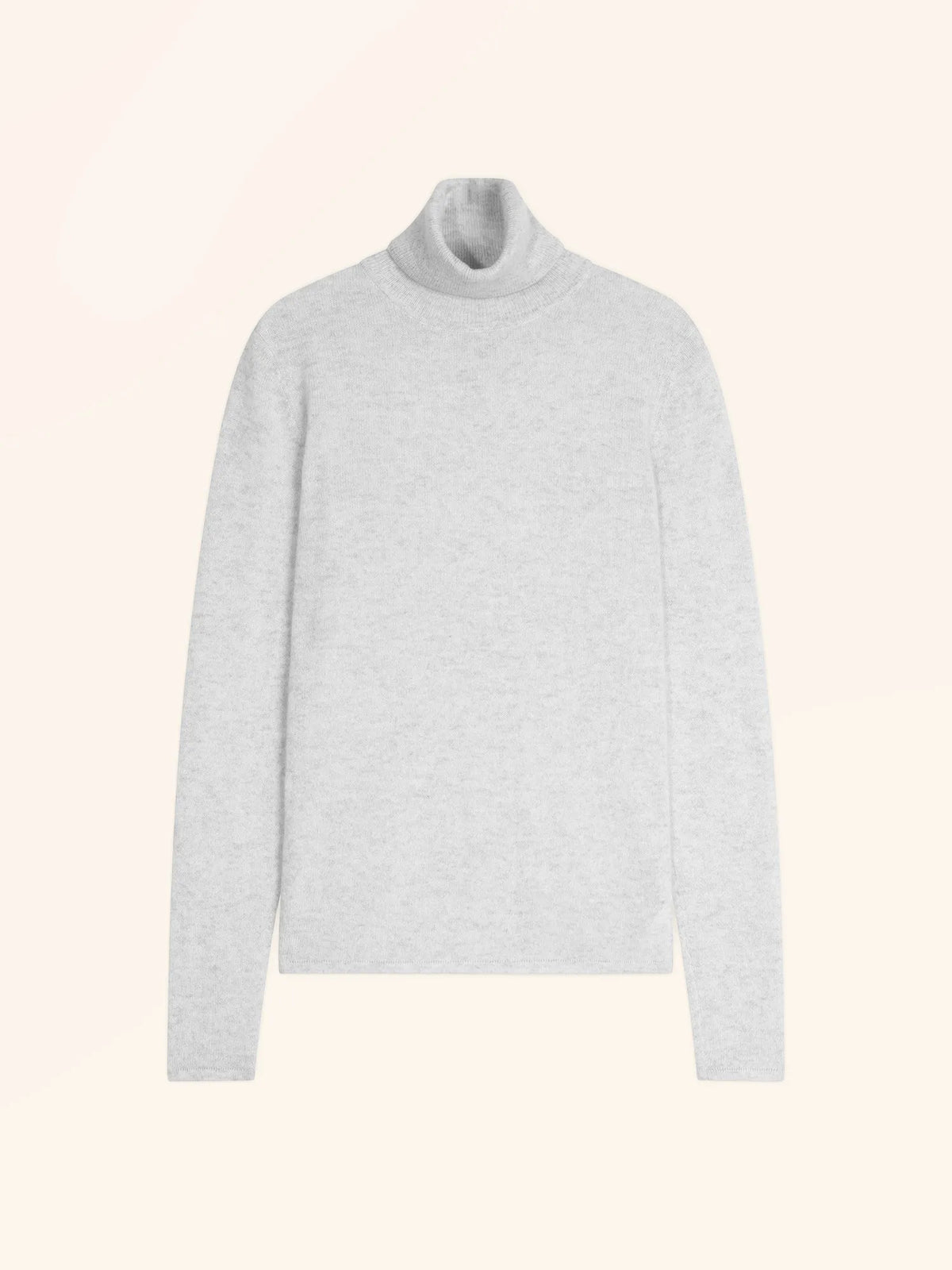 AVA Sweater Turtleneck Heather Pearl Grey