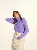 AVA Sweater Turtleneck Lavender