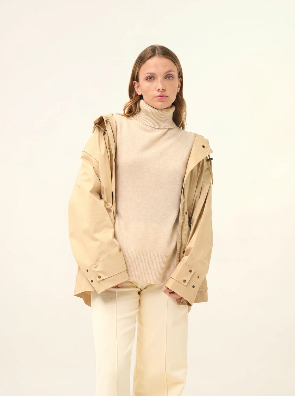 LEXIE Sweater Turtleneck Oat