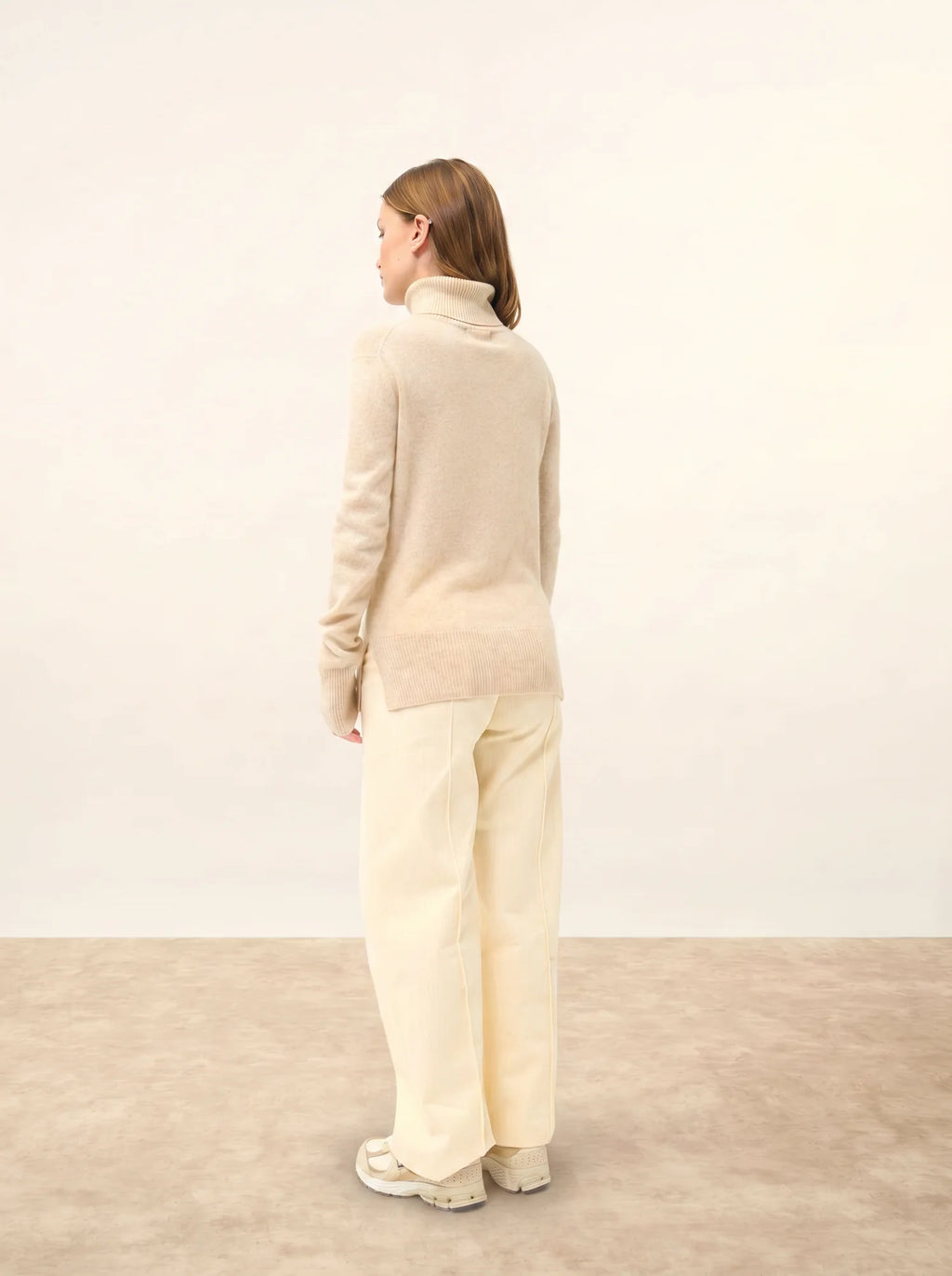LEXIE Sweater Turtleneck Oat