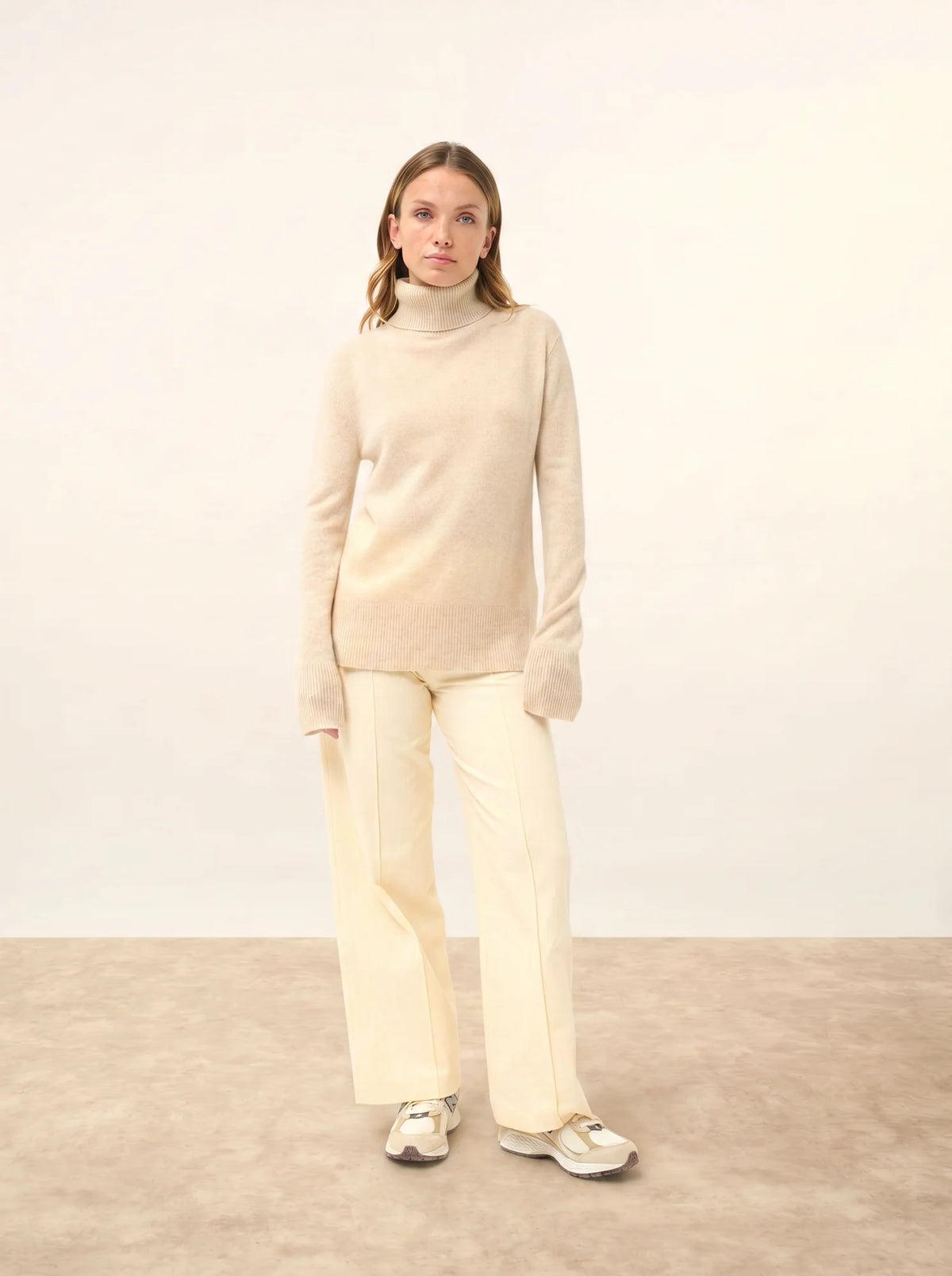 LEXIE Sweater Turtleneck Oat