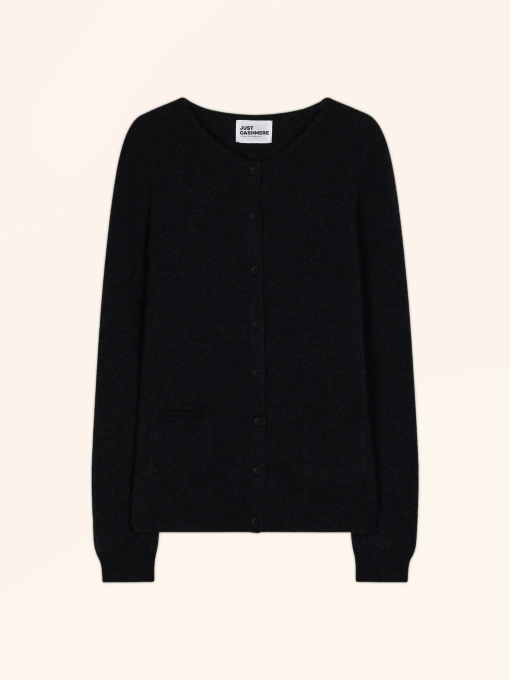 KATHARINE Cardigan Crew Neck Heather Black