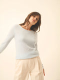 VIVIAN Pullover Rundhalsausschnitt Frostblau
