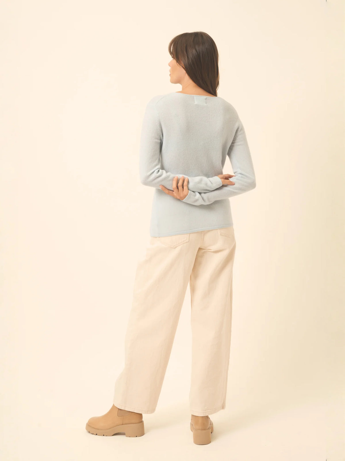 VIVIAN Pullover Rundhalsausschnitt Frostblau