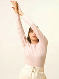 VIVIAN Pull Col Rond Poudre