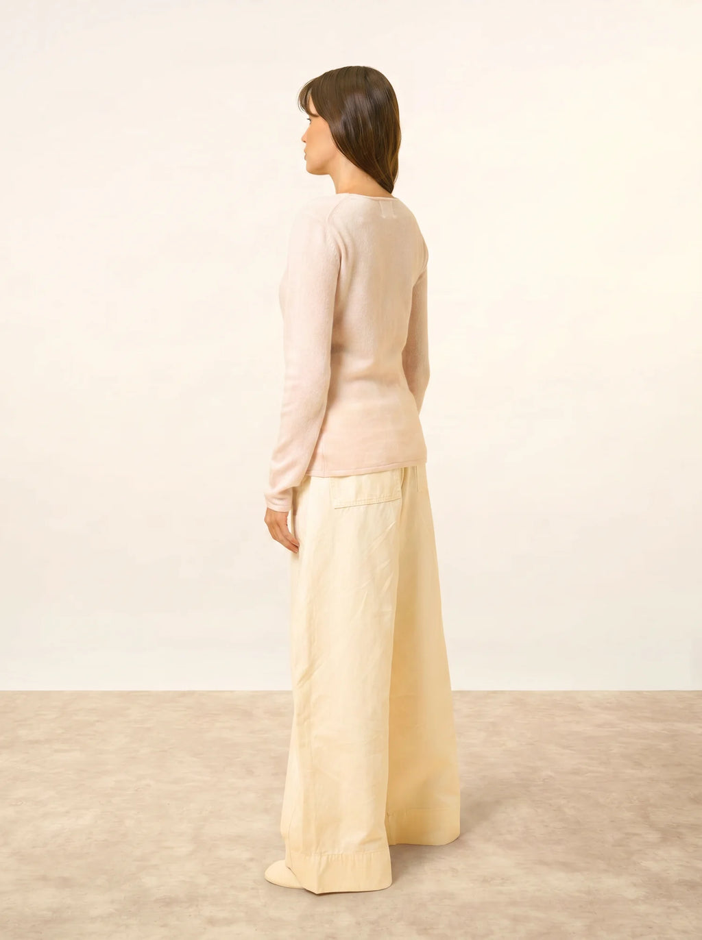VIVIAN Pull Col Rond Poudre