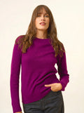 JANE Pull Col Rond Prune
