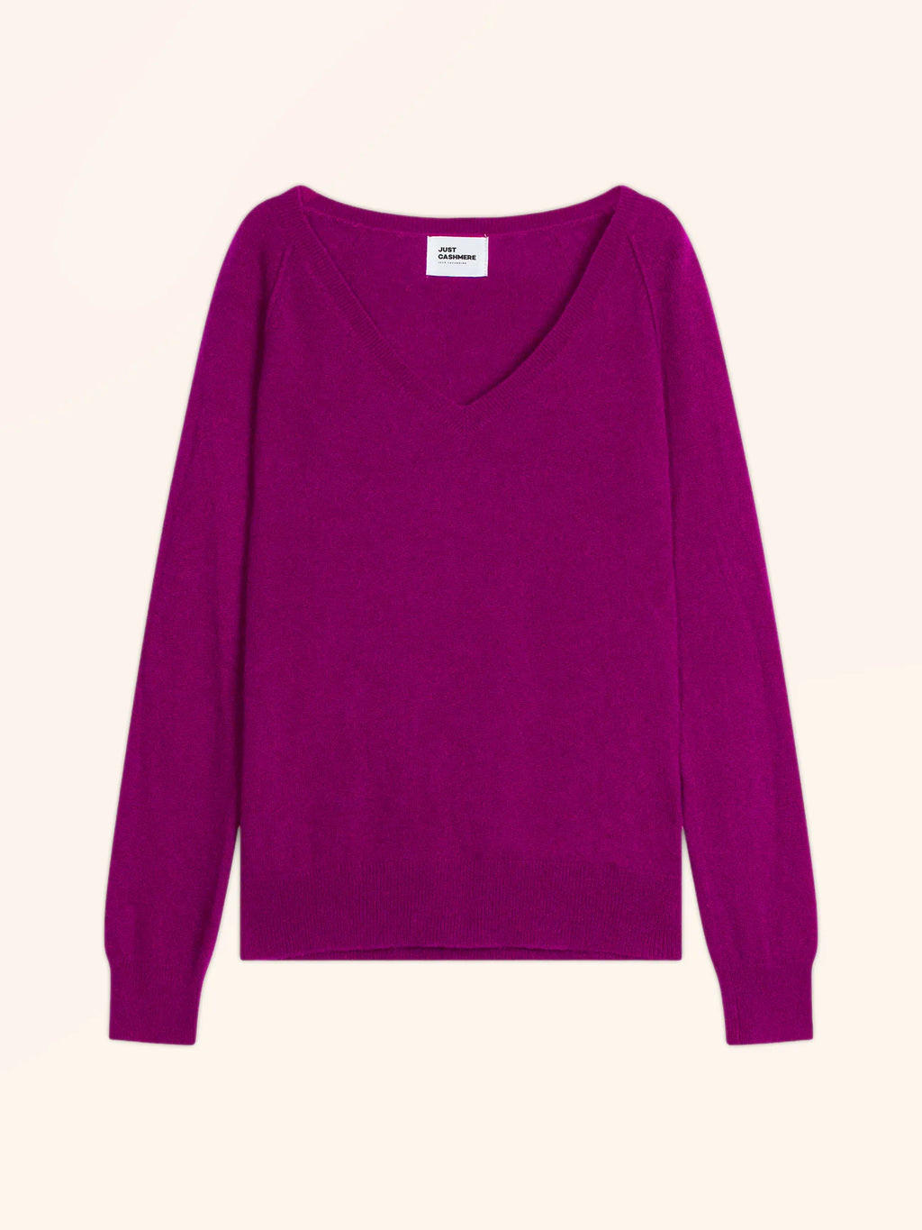 PHOEBE Pullover V-Ausschnitt Magenta