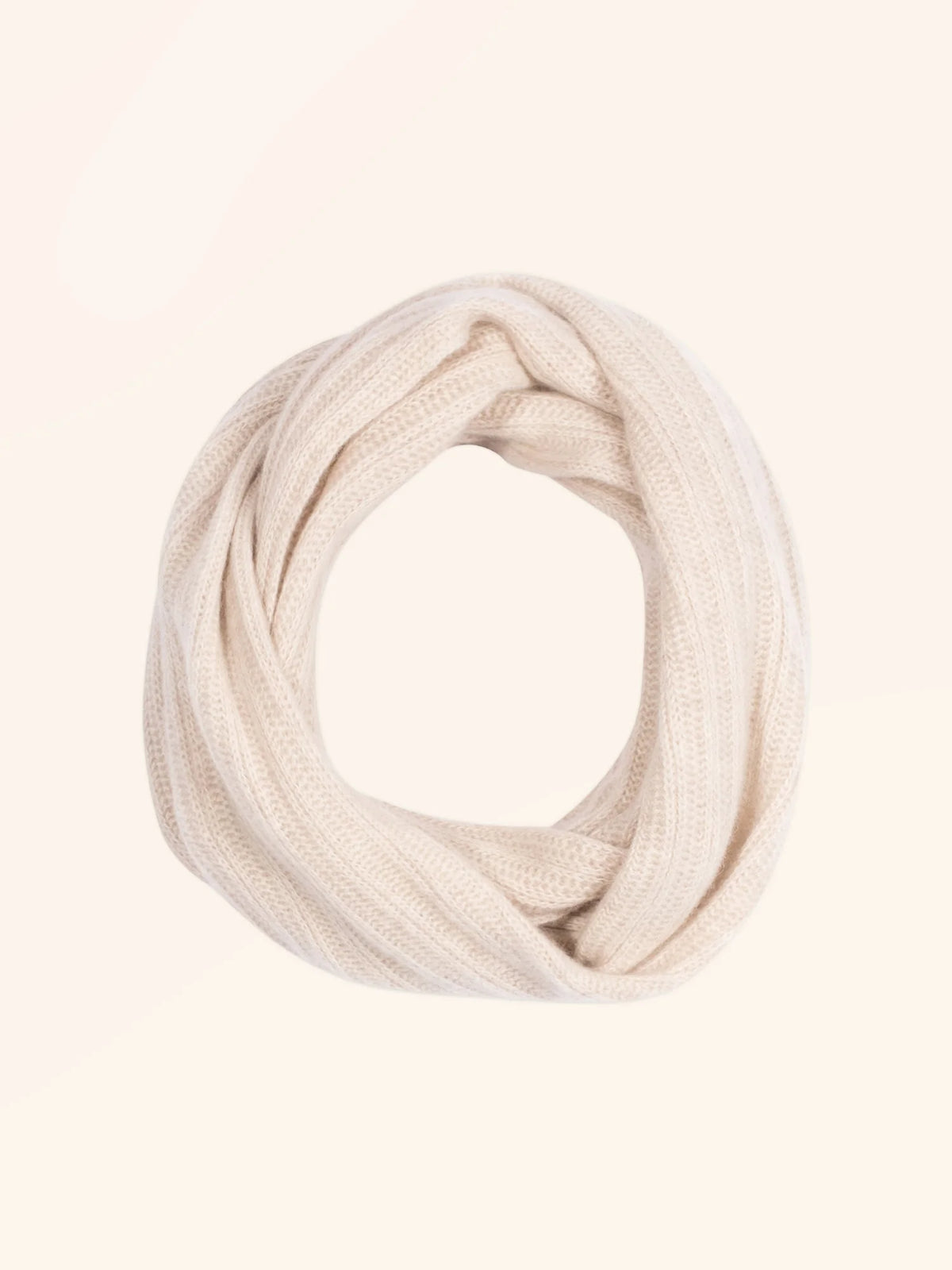 HUTTON Tour de Cou 4 Fils Beige Chiné