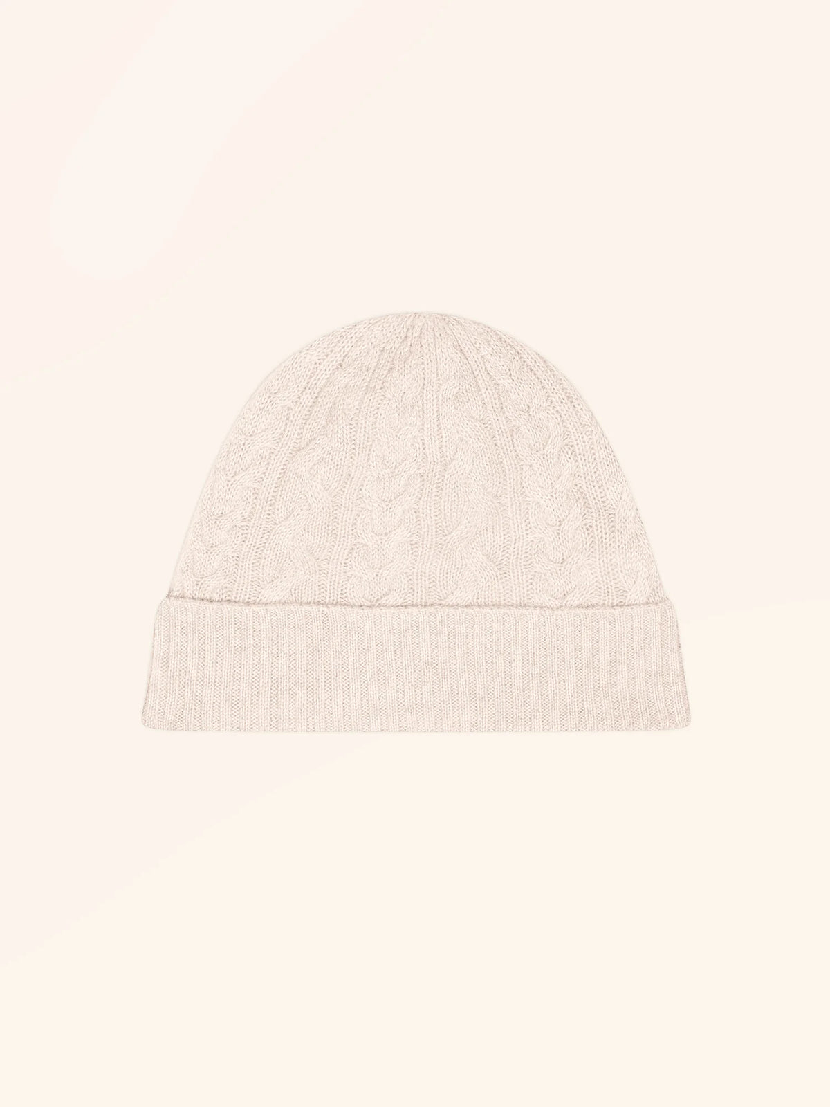 CLEO Bonnet 4 Fils Beige Chiné