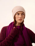 CLEO Bonnet 4 Fils Beige Chiné