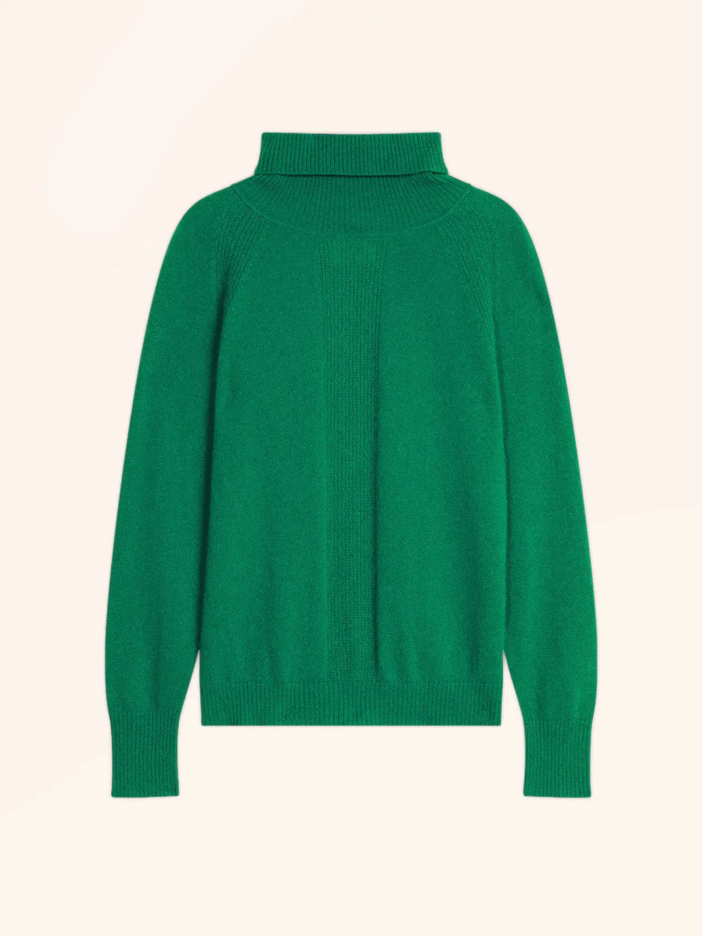 LILLY Pull Col Roulé Menthe