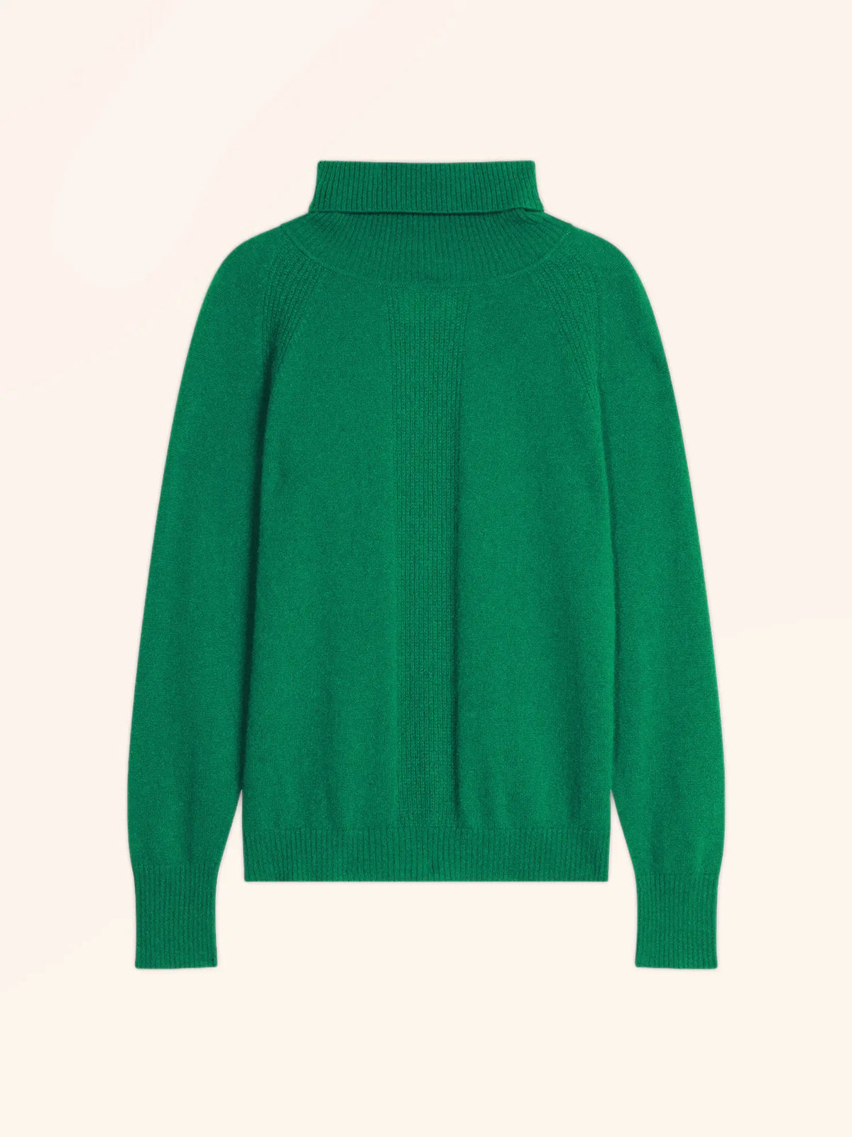 LILLY Pull Col Roulé Menthe