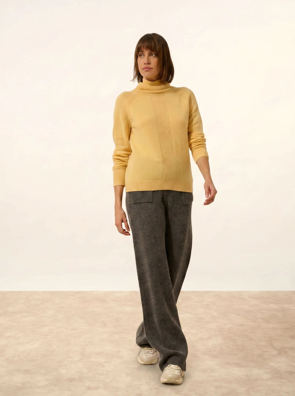 LILLY Sweater Turtleneck Vanilla