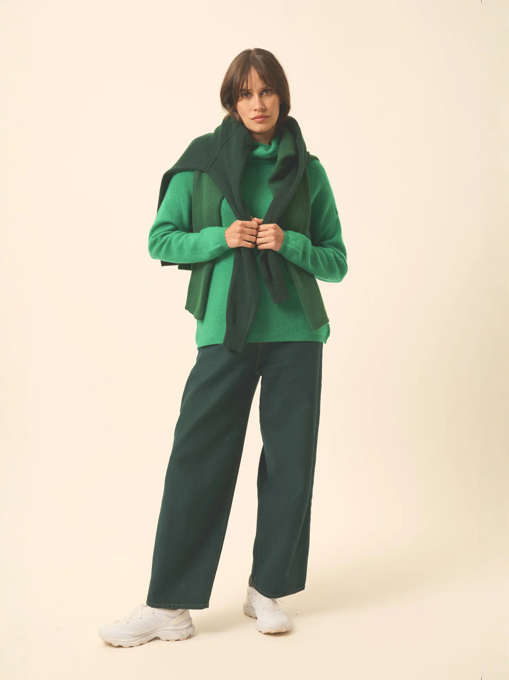 BLANTYRE Pull Col Roulé Menthe
