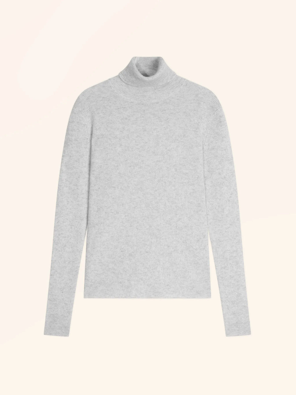 LANAIS Pull Col Roulé Gris Perle Chiné