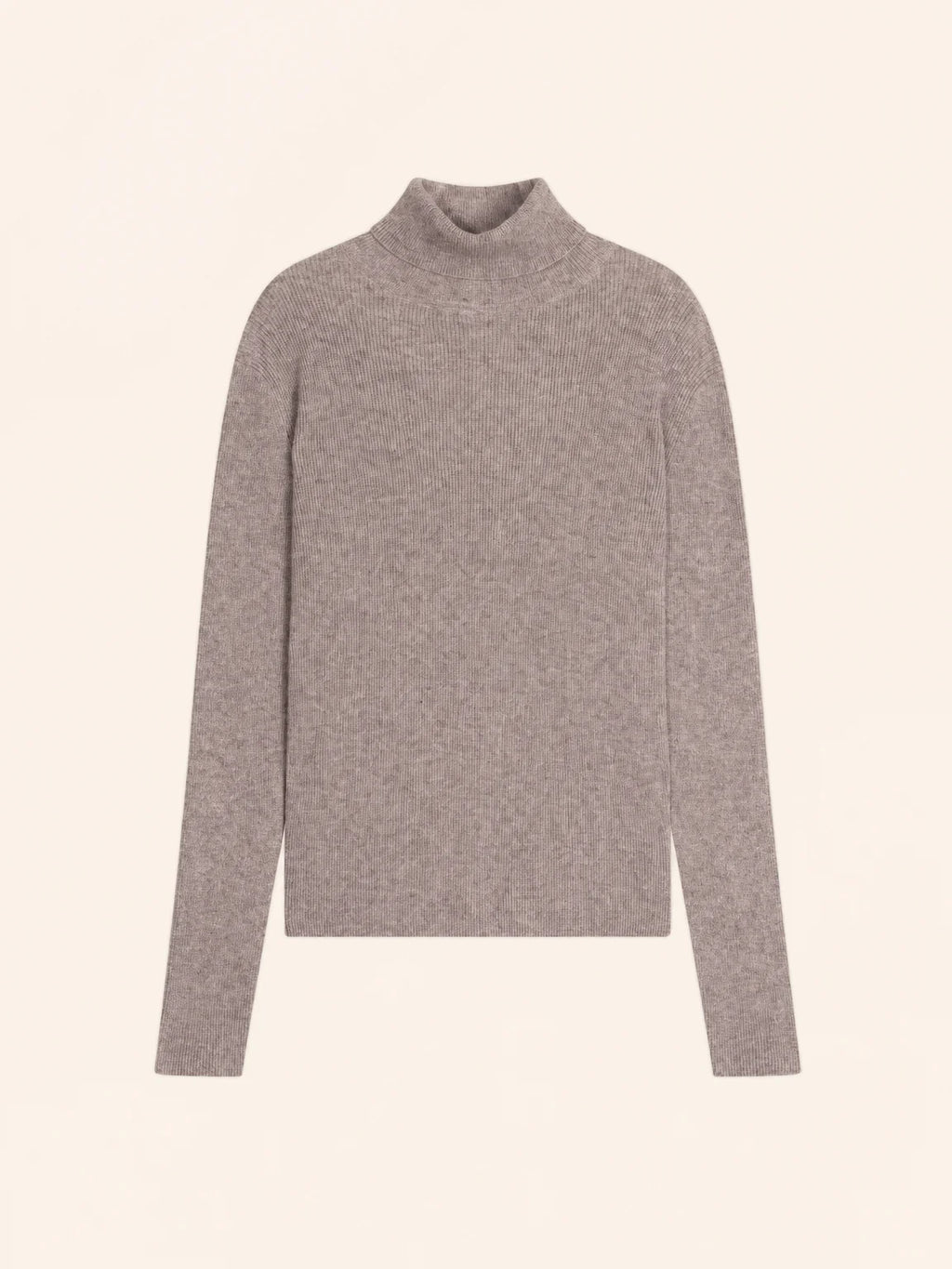 LANAIS Pull Col Roulé Caribou Chiné