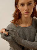 SUSAN Dress Crew Neck Heather Flannel