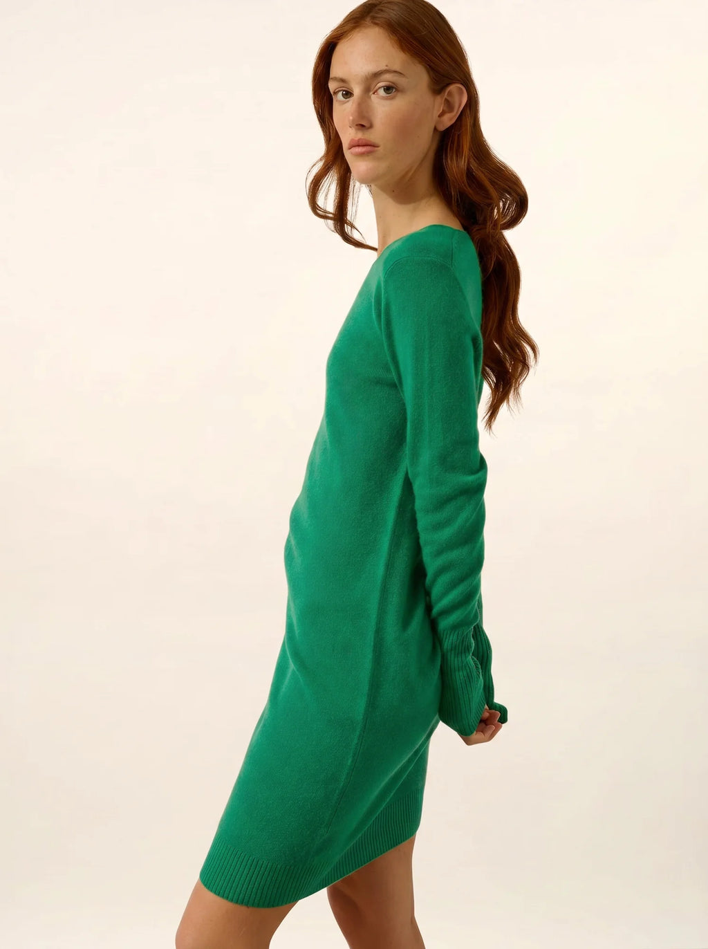 SUSAN Robe Col Rond Menthe