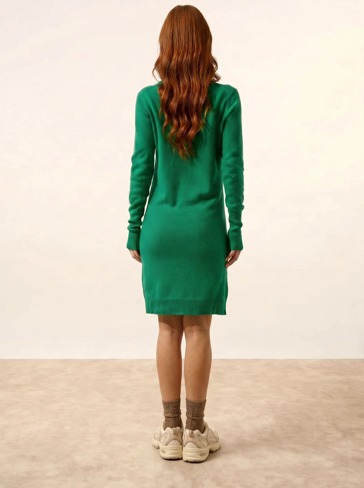 SUSAN Robe Col Rond Menthe