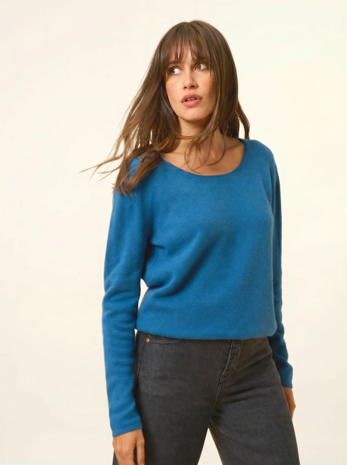 FIONA Pull Col Rond Paon