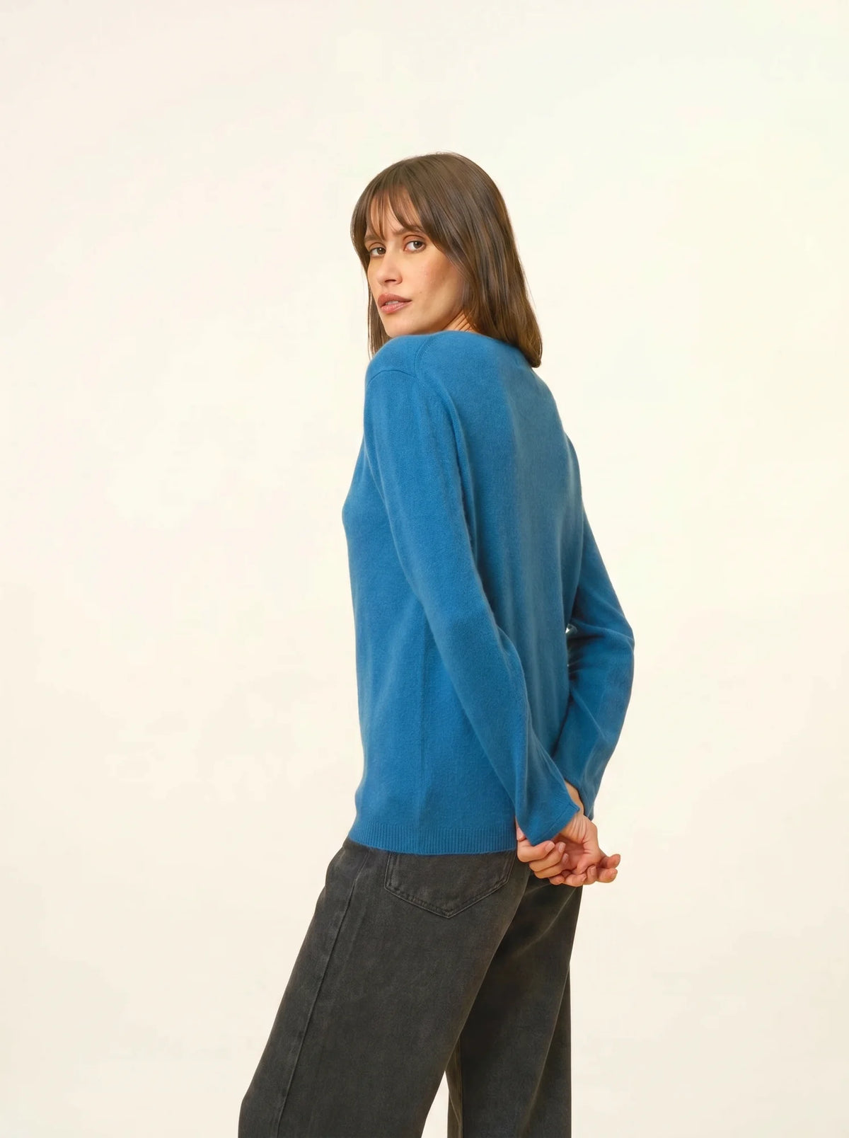 FIONA Pull Col Rond Paon